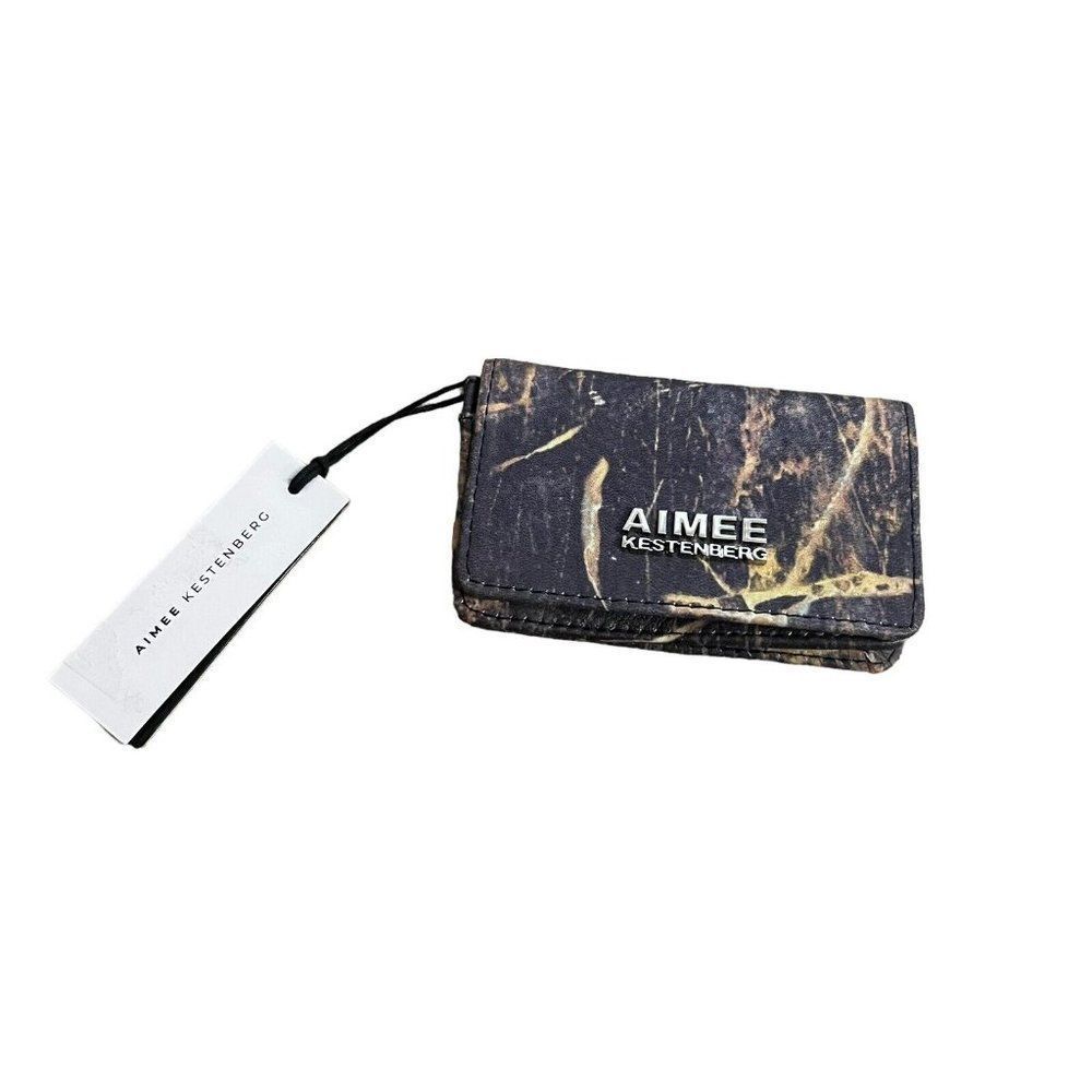 NWT Aimee Kestenberg Sammy CC Bifold in Midnight Marble Card Wallet